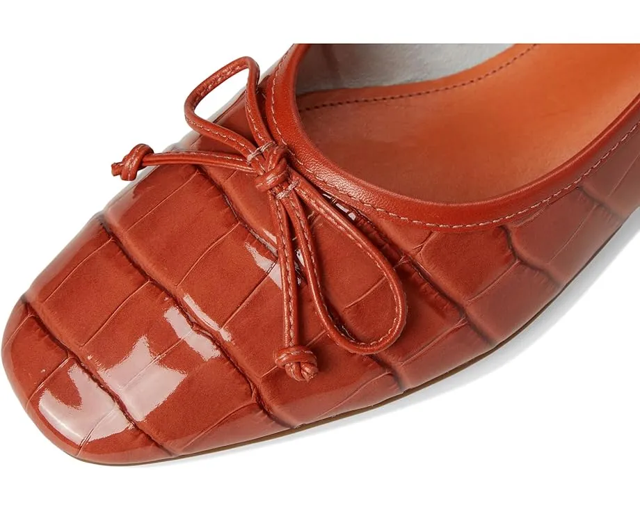 Балетки Schutz Arissa из мягкой кожи с бантом