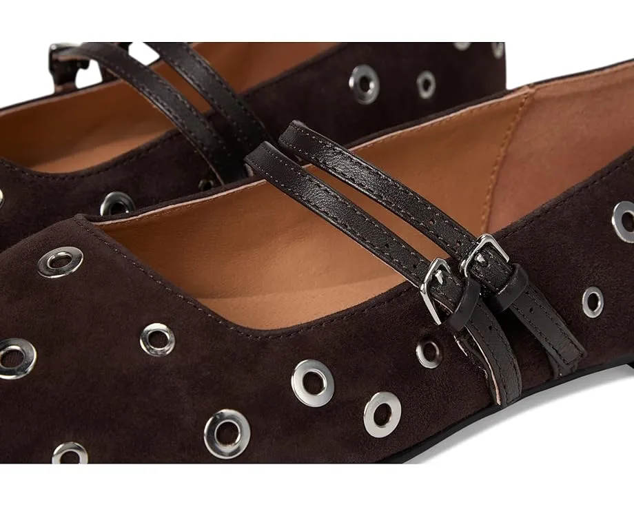 Балетки Madewell Greta с двойным ремешком и люверсами