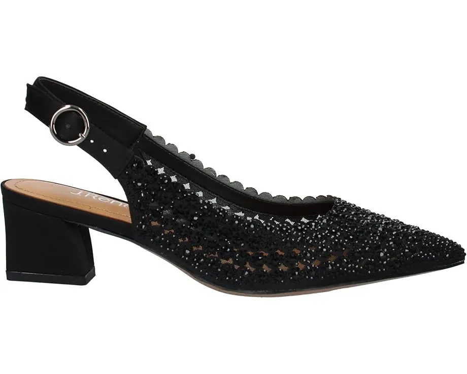 Туфли J. Renee Pranil на квадратном каблуке с отделкой стразами