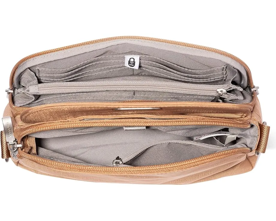 Сумка-кроссбоди Baggallini с откидной застежкой и RFID кошельком