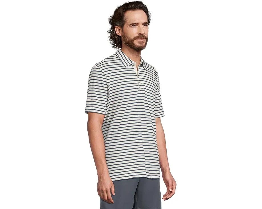 Пило-футболка Faherty Sunwashed из органического хлопка с расслабленным кроем