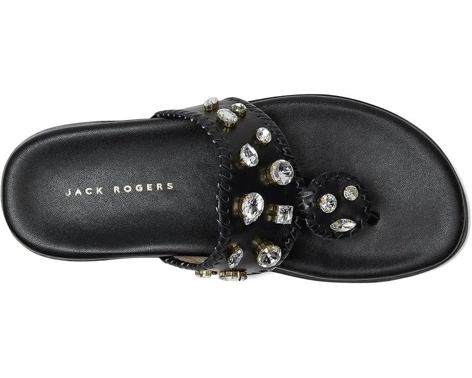 Сандалии Jacks Sport Jeweled с кожаным верхом и стразом Jack Rogers