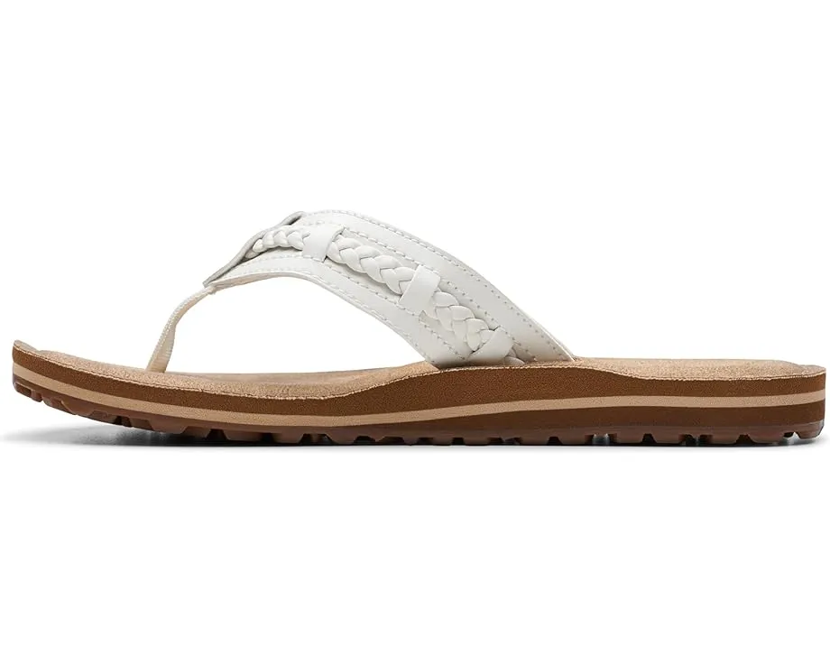 Сандалии Clarks Fenner Nerice с плетеным ремешком и мягкой стелькой