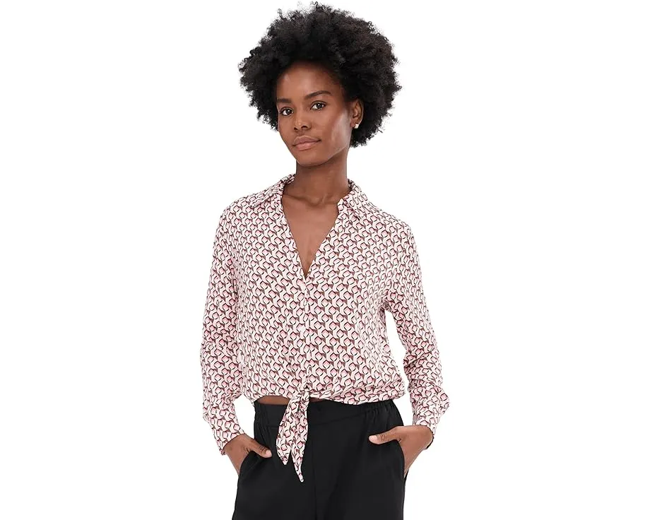 Блуза Sanctuary Lover Tie Shirt с цветочным принтом и завязкой