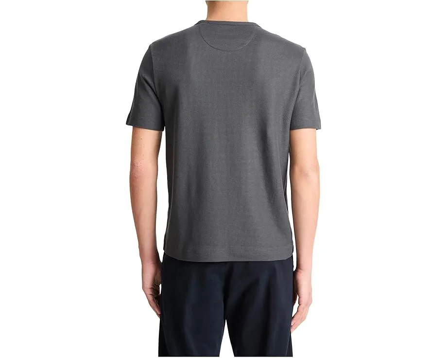 Vince футболка с коротким рукавом из пима пике с круглым вырезом