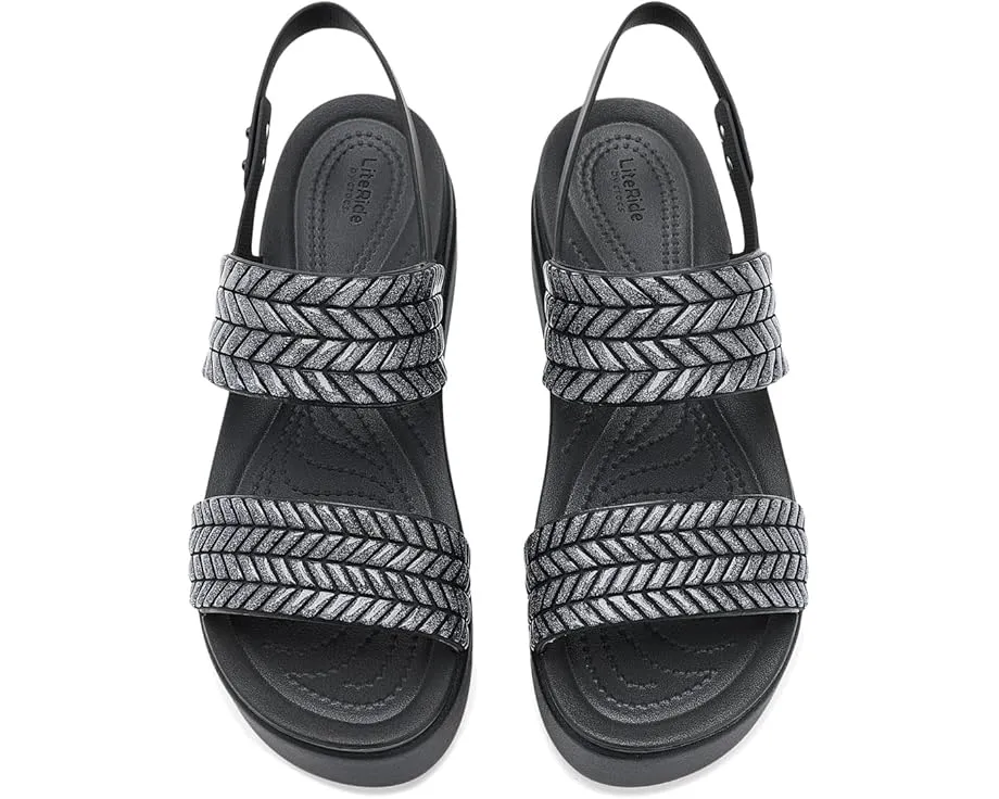 Сандалии Crocs Brooklyn Low Wedges Platform на платформе