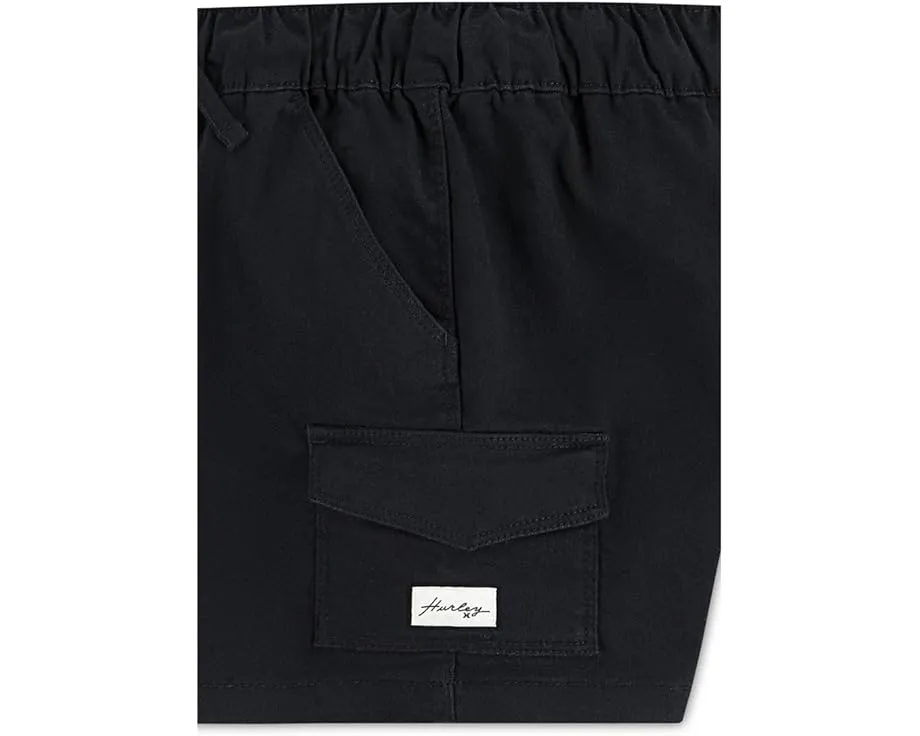 Шорты Hurley Kids Pull-On Woven с эластичным поясом и карманами