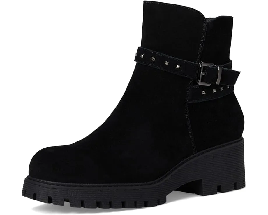 Ботильоны Kelson из мягкого нубука с меховой подкладкой и пряжкой