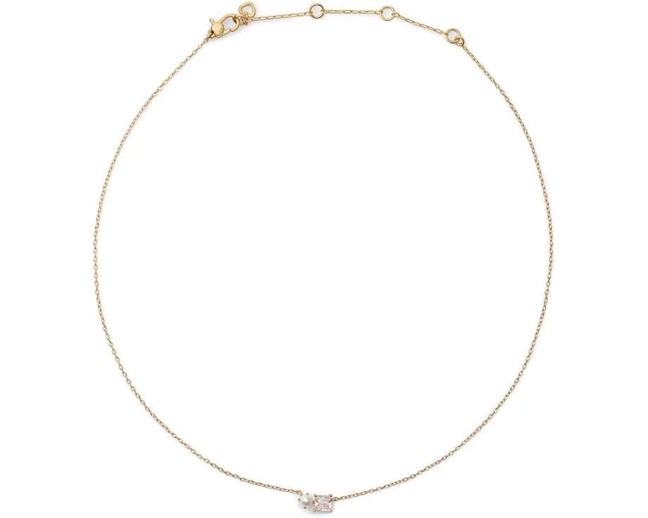 Кулон Signature Solitaire с циркониевым камнем на цепочке