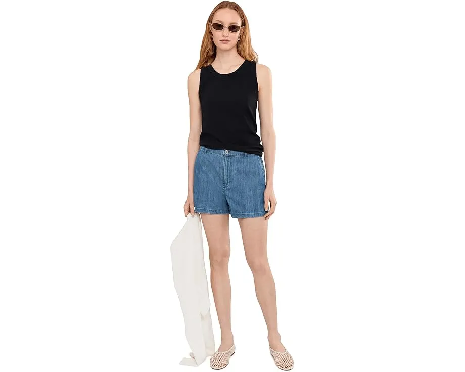 Шорты Zoe Shorts Madewell с эластичной спиной из денима