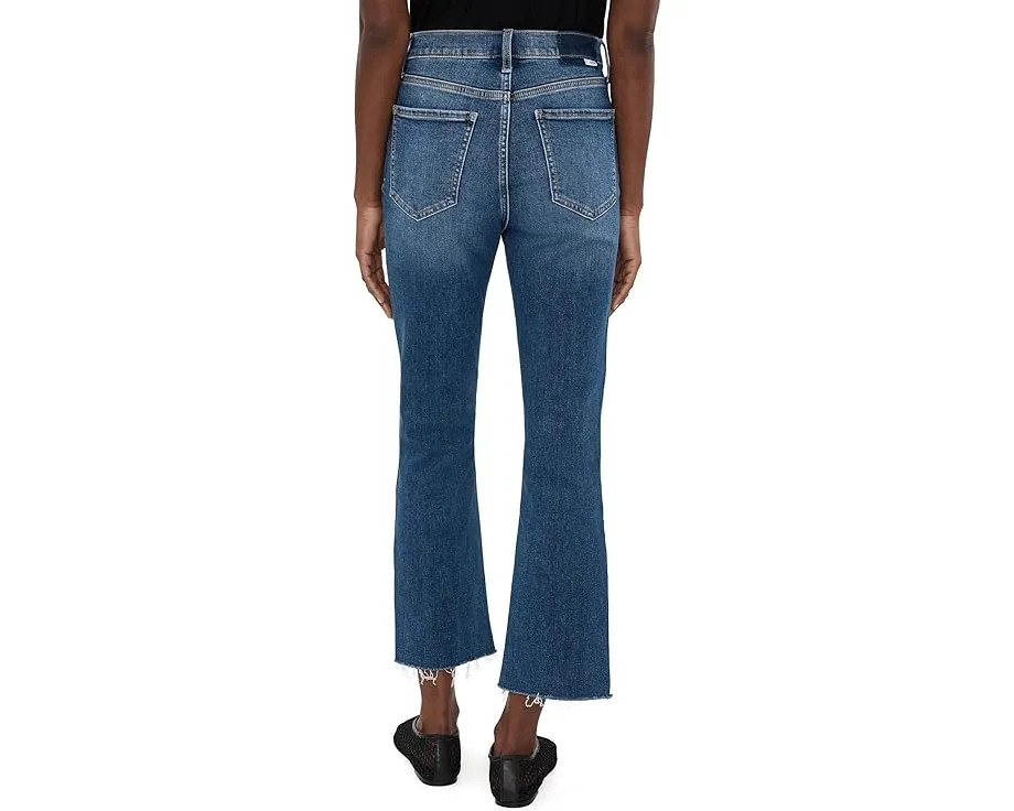 Джинсы Shy Girl High-rise Crop Flare In DAZE укороченные клеш с завышенной талией