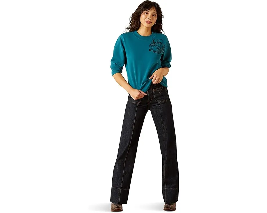 Свитшот Ariat Essential Sendero с принтом West Is Best