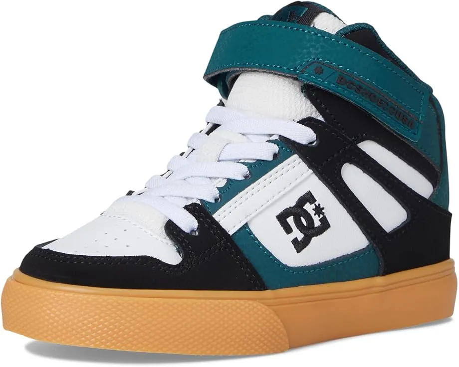 Кроссовки DC Kids Pure High-Top EV с вулканизированной подошвой для скейтбординга