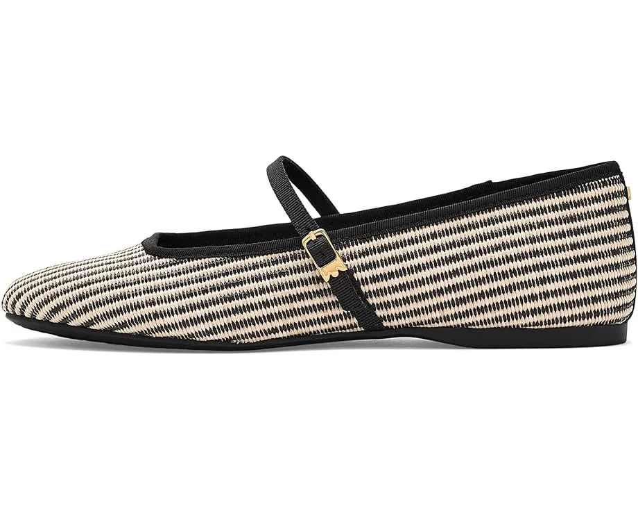 Туфли-лодочки Birdies Hummingbird Mary Jane Two-tone Raffia с квадратным носком