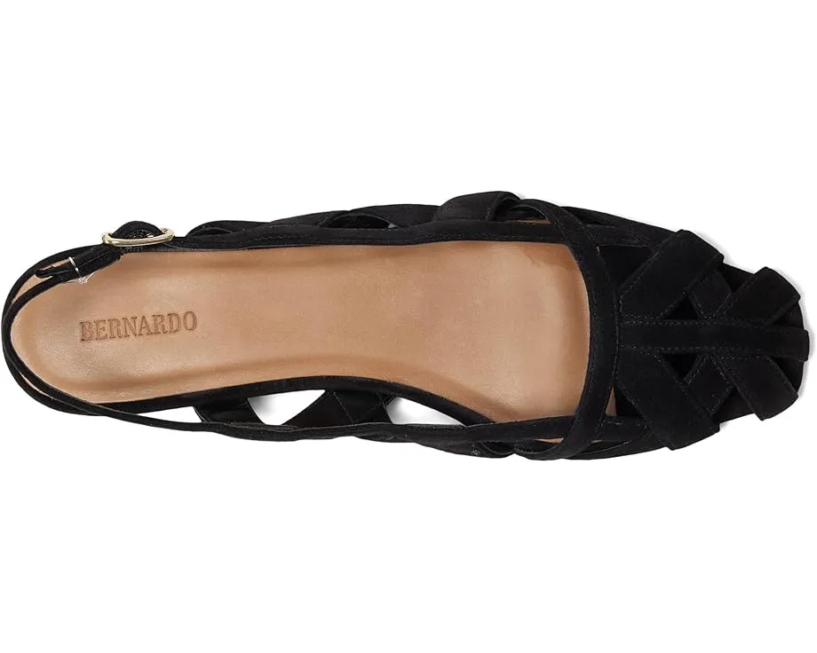 Балетки Bernardo Glinda из растительной кожи на ремешке