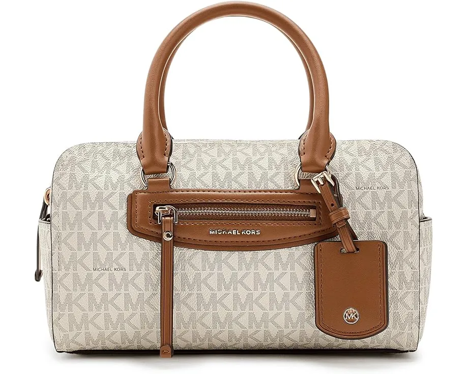 Сумка MICHAEL Michael Kors Jet Set Travel Extra Small Duffle через плечо с принтом лого