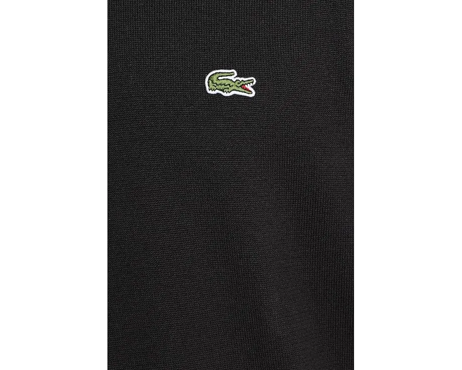 Lacoste свитер с высоким воротником и молнией из хлопка
