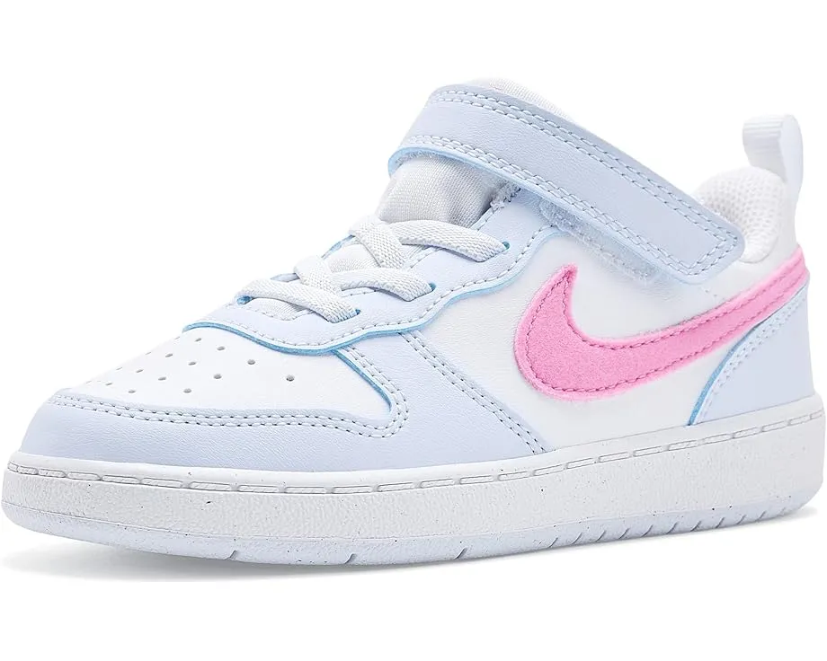 Кроссовки Nike Kids Court Borough Low Essential+ для малышей с липучкой и водоотталкивающей пропиткой