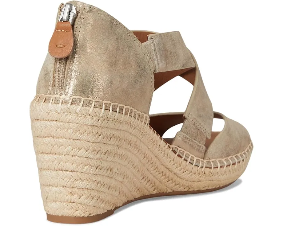 Сандалии Gentle Souls Corinne на плетеной танкетке с застежкой-молнией