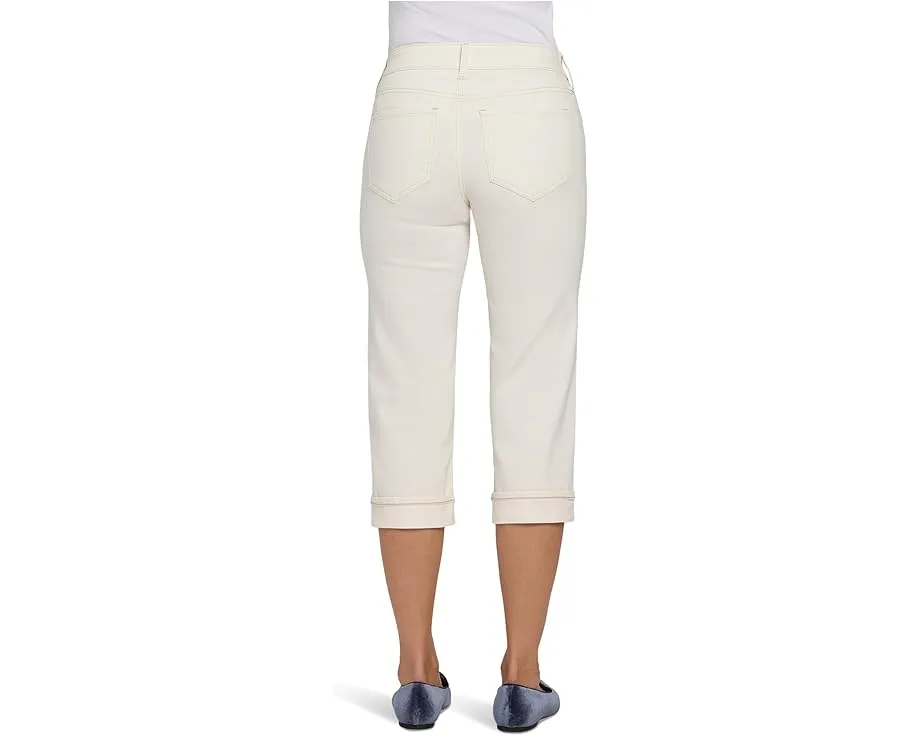 Джинсы NYDJ Marilyn укороченные с манжетами Vintage White с технологией моделирования