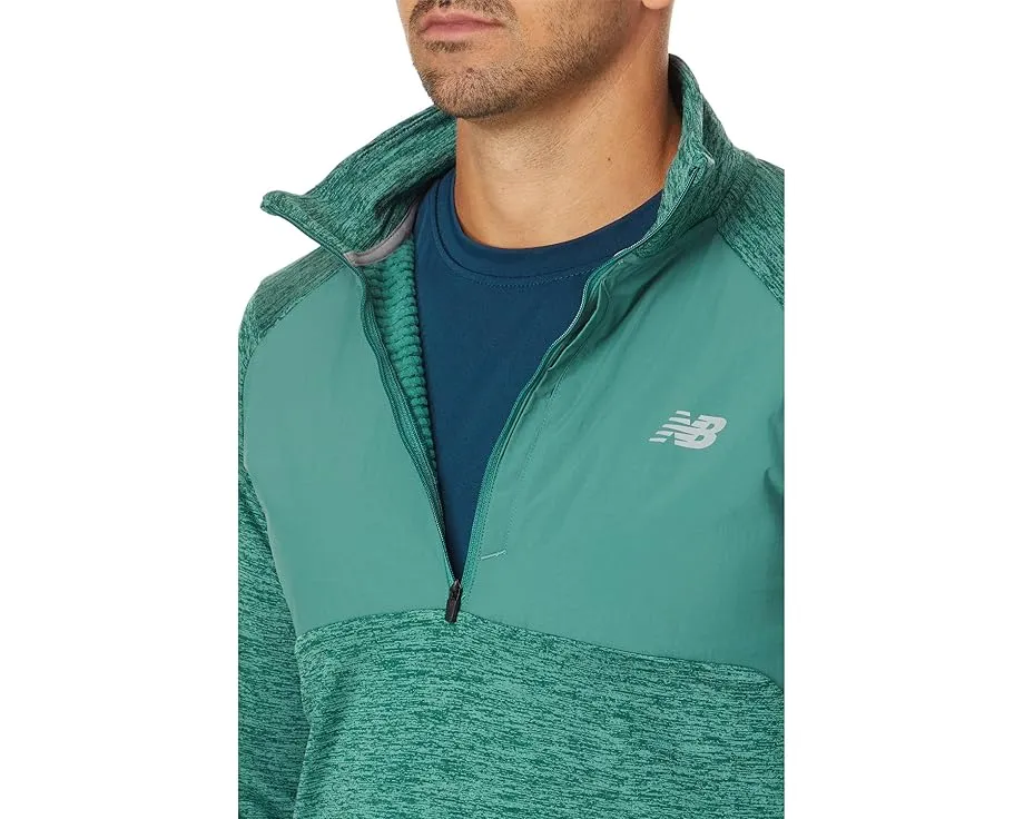 Кофта New Balance Athletics Heat Grid 1/2 Zip с технологией обогрева