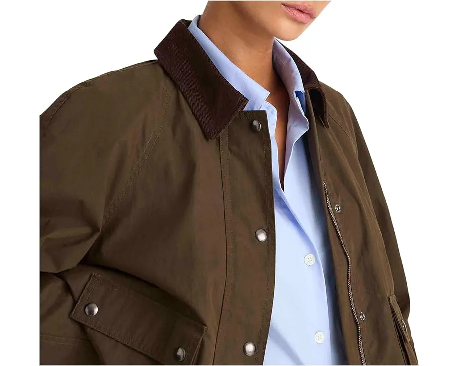 Madewell Куртка пожарного из вощеного хлопка с накладными карманами