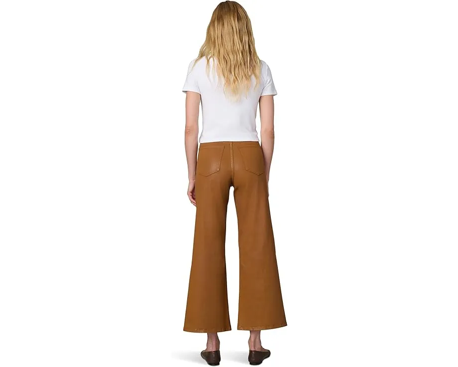 Joe's Jeans The Mia Wide Leg Ankle Coated джинсы с покрытием и длиной до щиколотки