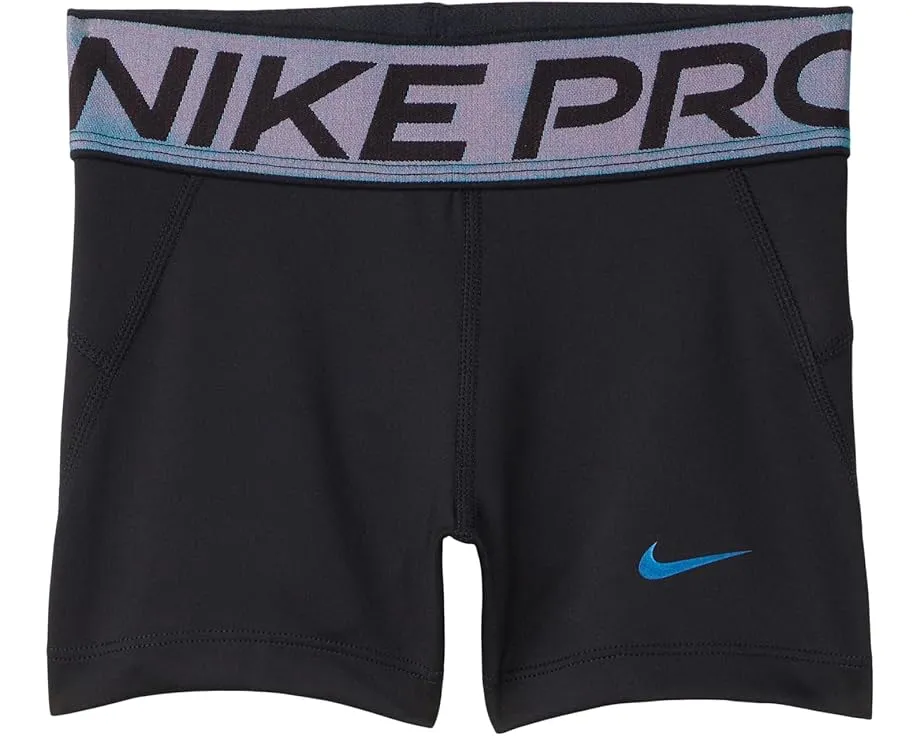 Детские шорты Nike Kids Pro Dri-FIT длиной 3 дюйма с блестящими акцентами