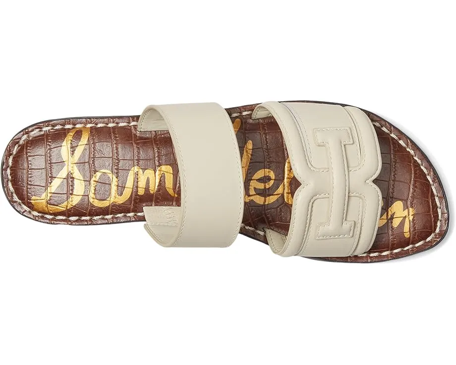Сандалии Sam Edelman Gabi с двумя ремешками из кожи и логотипом