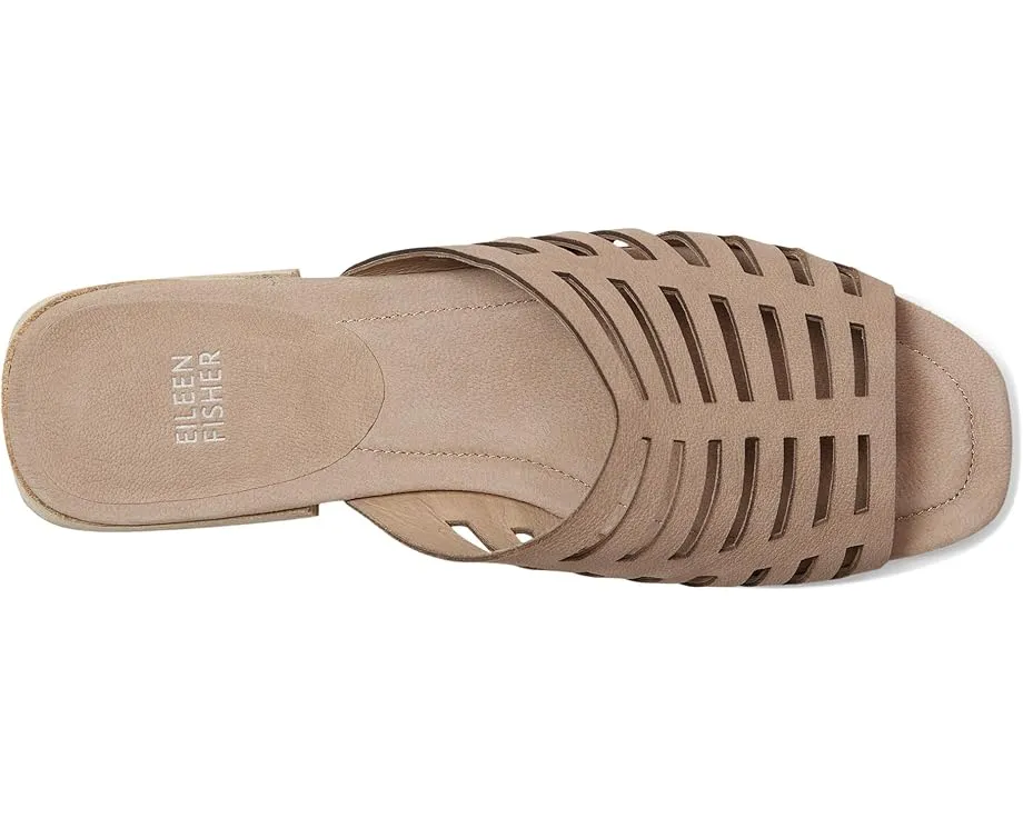Сандалии Eileen Fisher Fira Slide с квадратным носком и низким каблуком