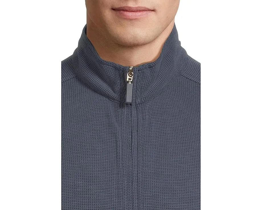 Куртка Johnston & Murphy Vintage Waffle Full Zip с вафельной фактурой