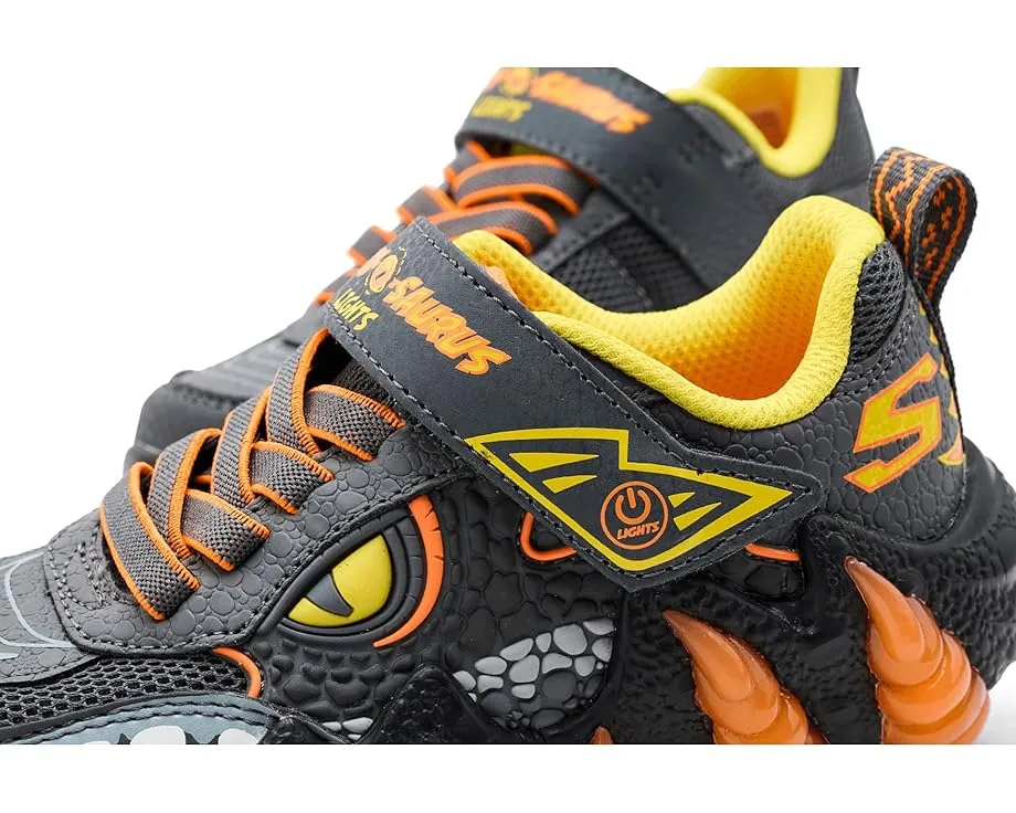 Детские светящиеся кроссовки Skechers Skech-O-Saurus Lights 2.0 с дизайном динозавра