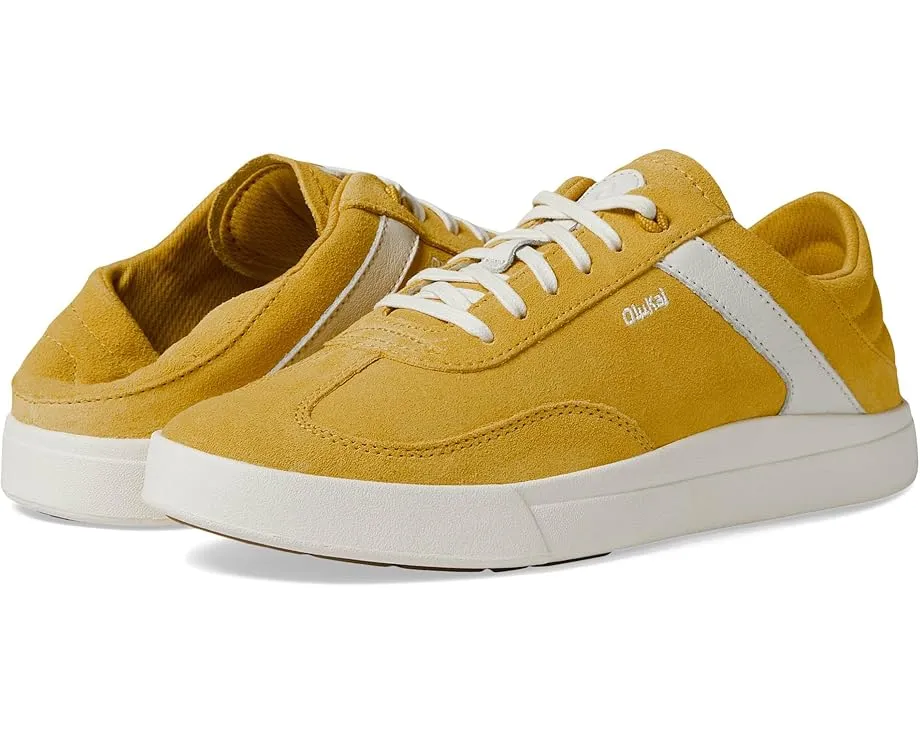 Кроссовки OluKai Ha‘Upu из кожи и замши с гелевой стелькой и отстёгивающейся пяткой