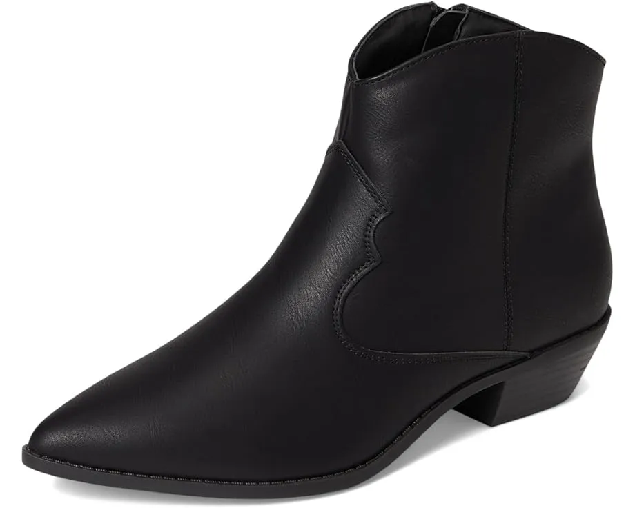 Ботинки Journee Collection Taliah с острым носком и кубинским каблуком на молнии