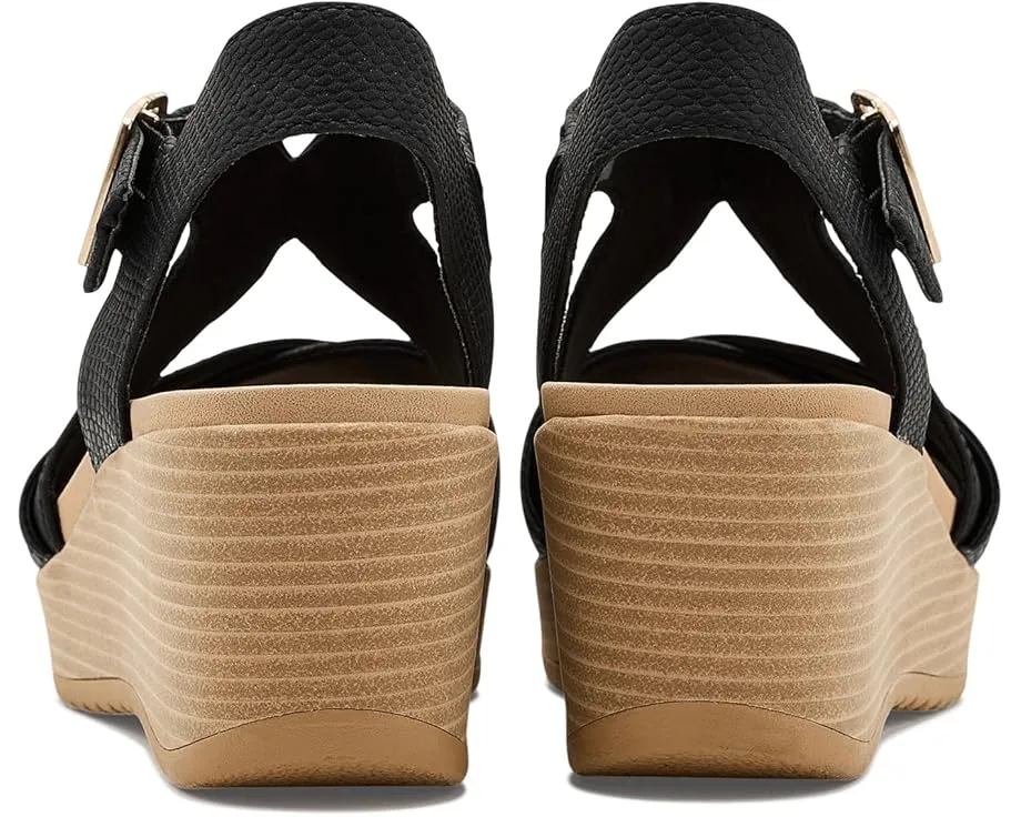 Сандалии Dr. Scholl's Cali Beach на платформе с анатомической стелькой и перекрещивающимися ремешками