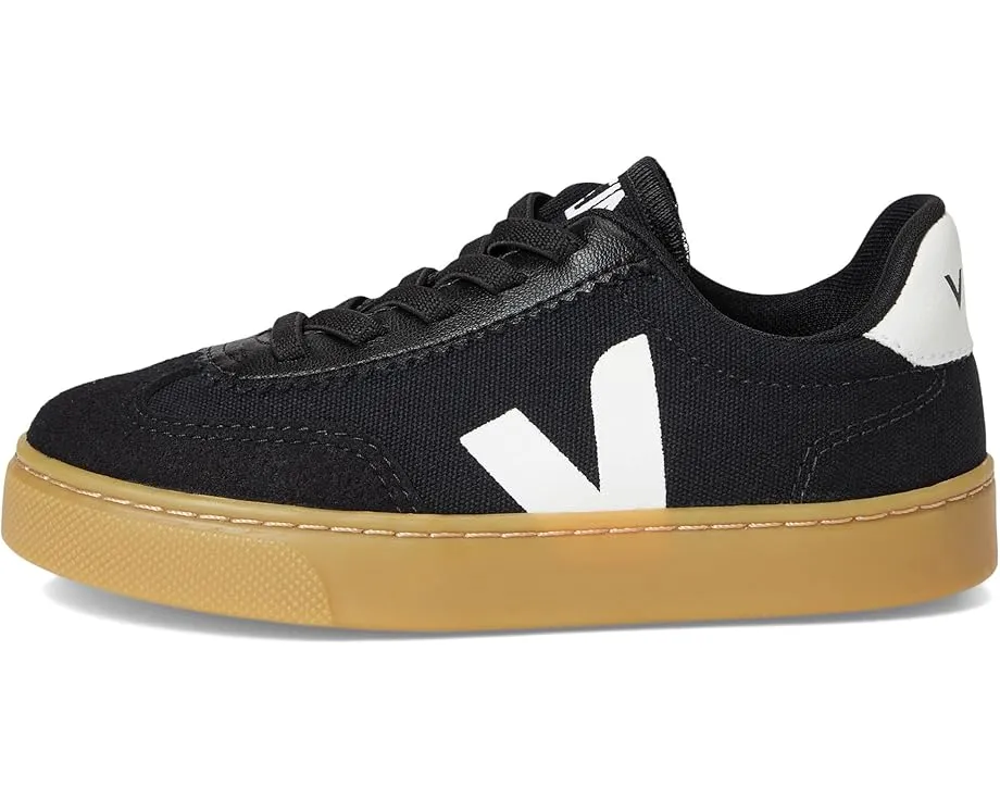 Детские кроссовки VEJA Small Volley Canvas с круглым носком