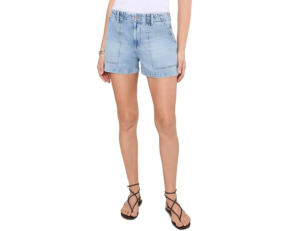 Шорты AG Jeans Analeigh с завышенной талией в стиле милитари Wine Garden