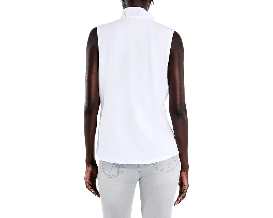 Топ NIC+ZOE Ruffled Around с V-образным вырезом и рюшами