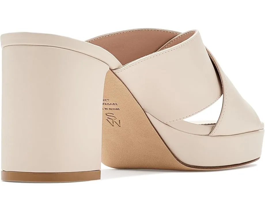 Stuart Weitzman Dayna Platform Slide босоножки на платформе черные