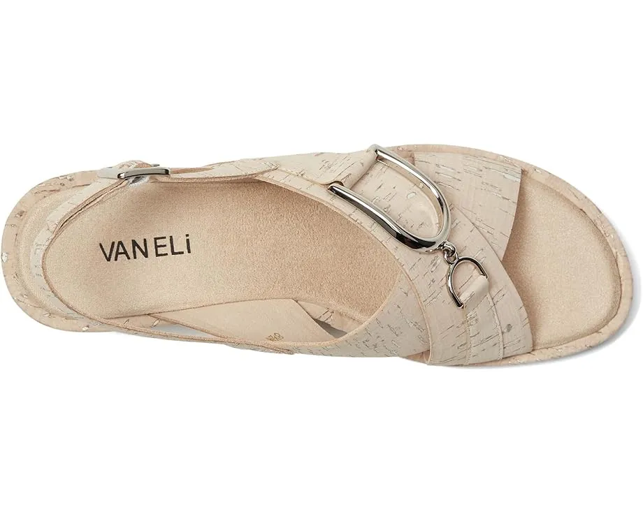 Vaneli Cadesh сандалии на танкетке из пробки с открытым мыском