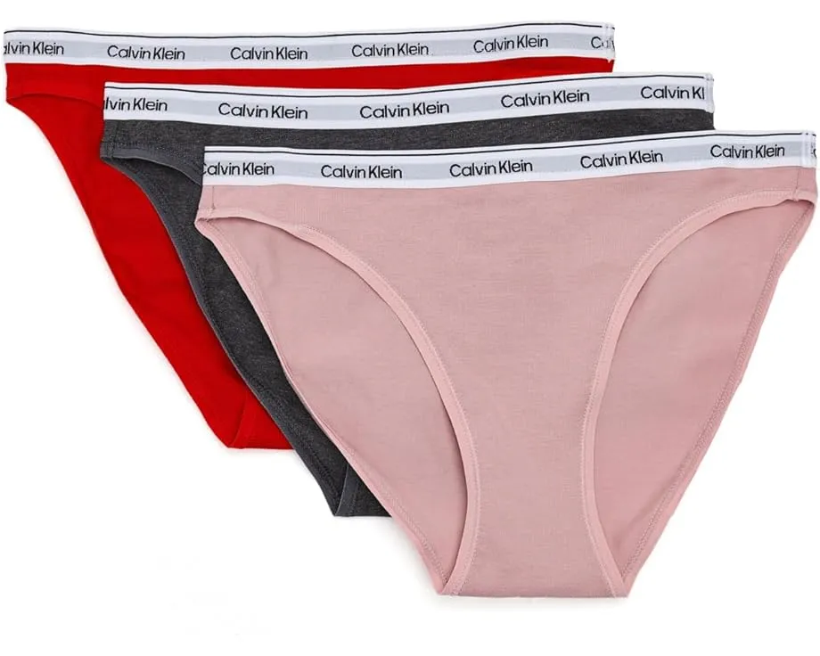 Набор бикини Calvin Klein Modern Logo 3 шт. с логотипом