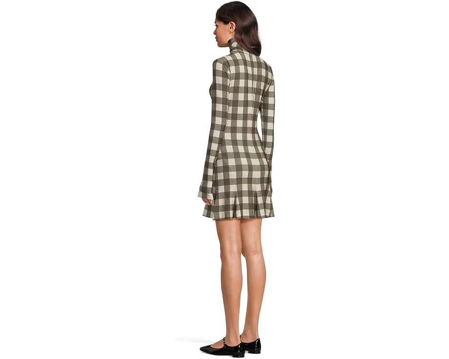 Мини-платье Norma Kamali с длинным рукавом и рукавом-трансформером