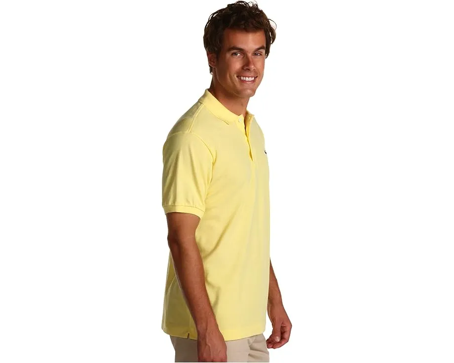 Поло Lacoste с коротким рукавом из пике классического кроя