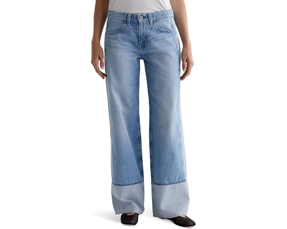 Джинсы Adria Low Rise Baggy Wide Leg AG Jeans Mondrian с заниженной талией