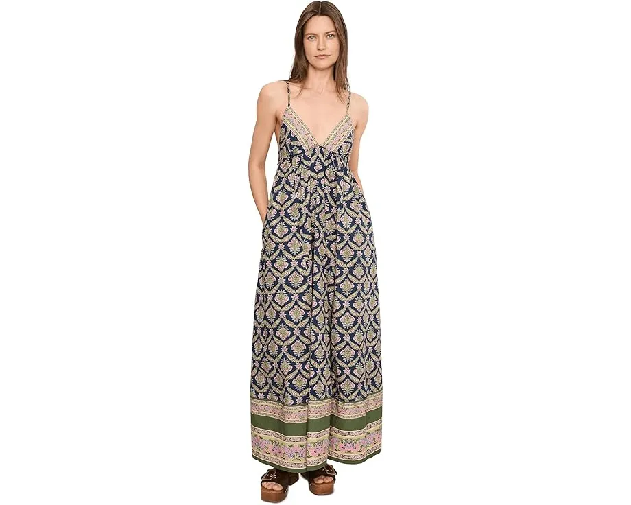Платье Free People Sorrento Stroll Printed A-силуэта с принтом