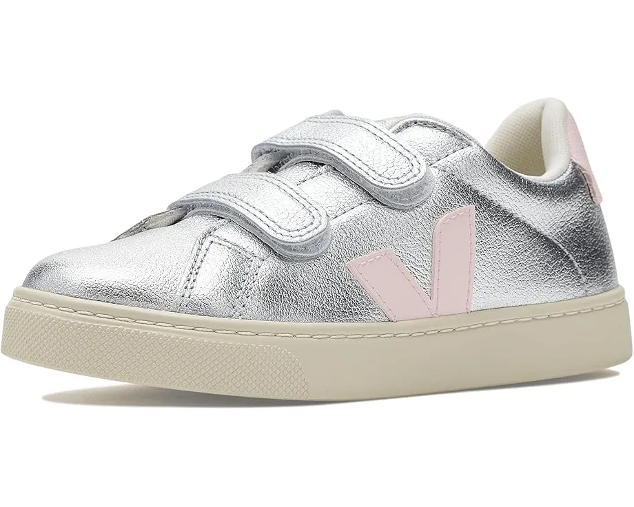 Детские кроссовки VEJA Small Esplar с кожаным верхом и застежкой на липучке