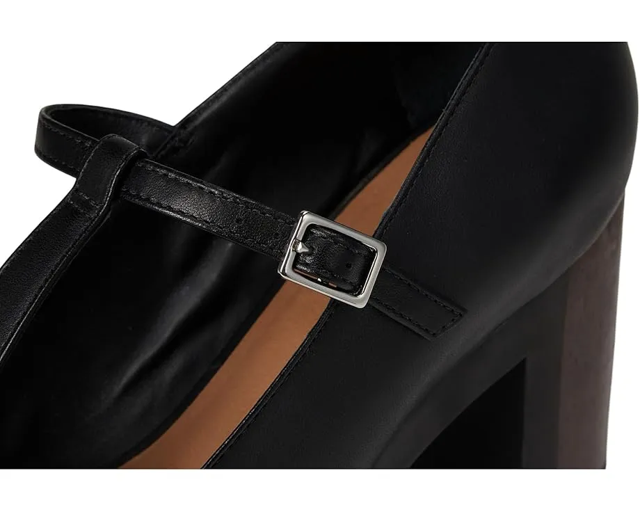 Туфли-лодочки Bernardo Noto на деревянном каблуке с Т-образным ремешком