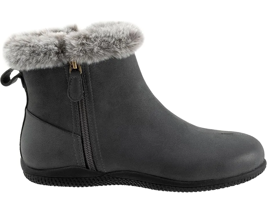 Ботильоны SoftWalk Helena на молнии с искусственным мехом и стелькой с поддержкой