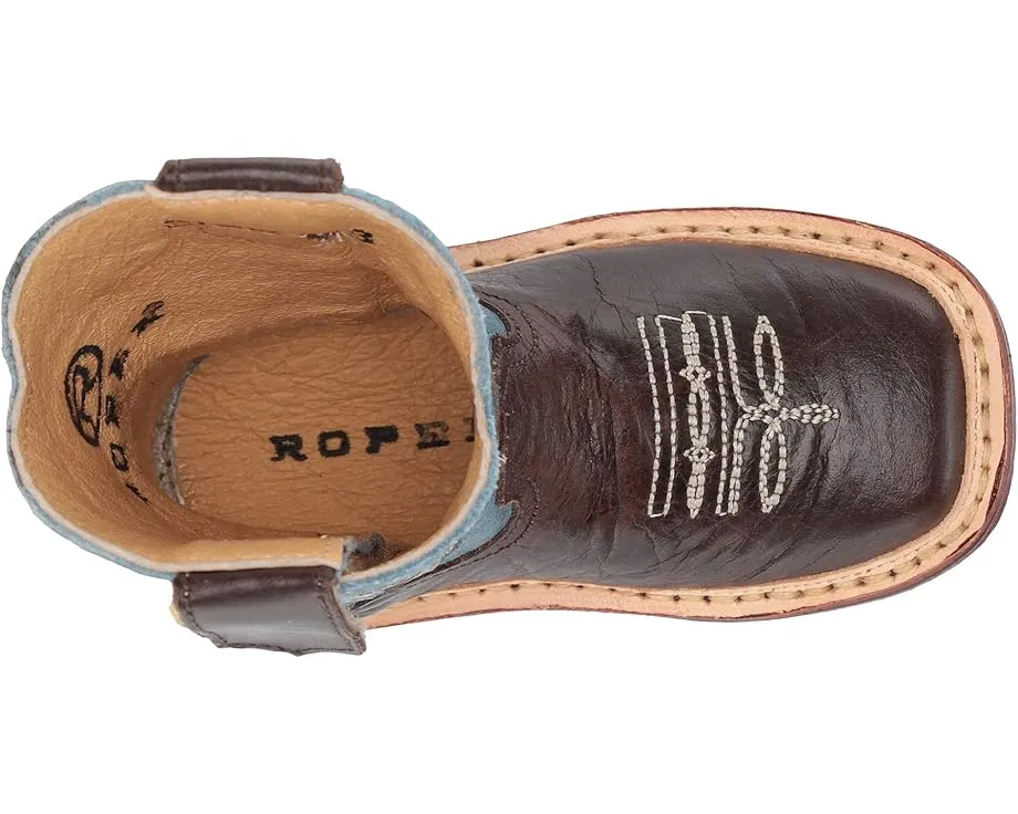 Детские ковбойские сапоги Roper Kids Cowbaby Bullrider с вышивкой быка