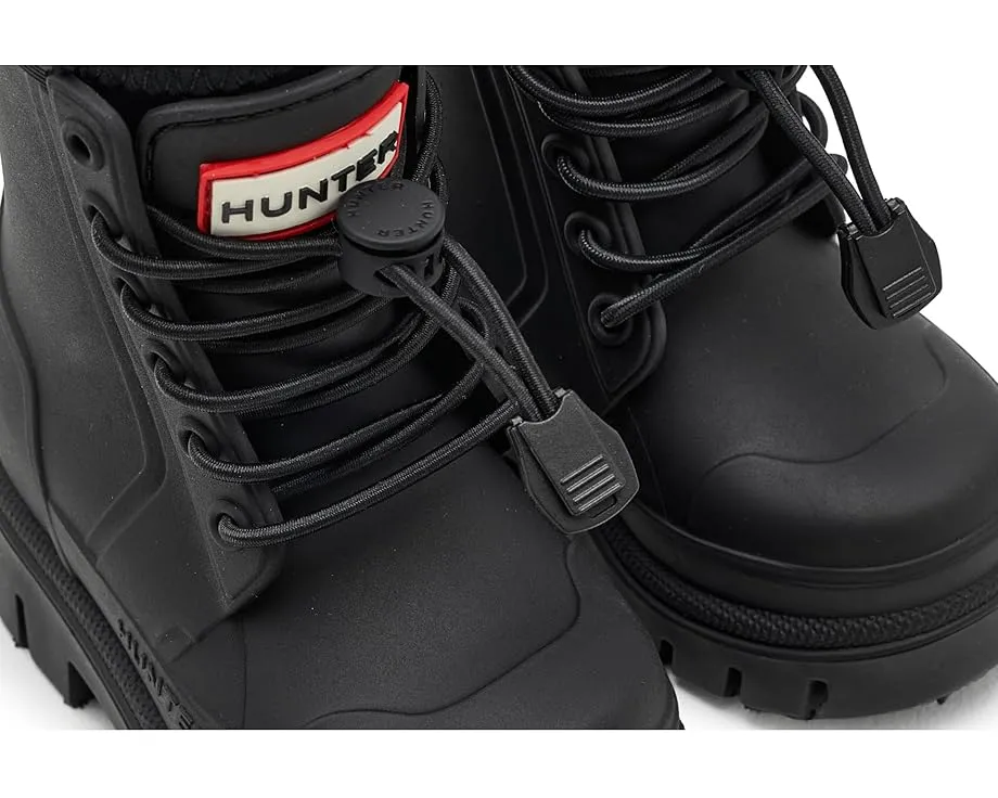 Сапоги Hunter Kids Stamp для малышей и детей с водонепроницаемым верхом на шнуровке